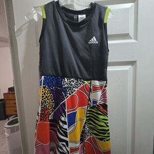 Adidas Black and Multicolor Dress